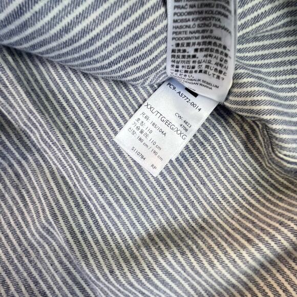 Levis Shirt Mens XXL Worker Long Sleeve Button Up Striped - Picture 5 of 9